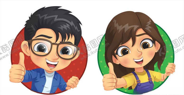 编号：53847109200704544762【酷图网】源文件下载-卡通人物