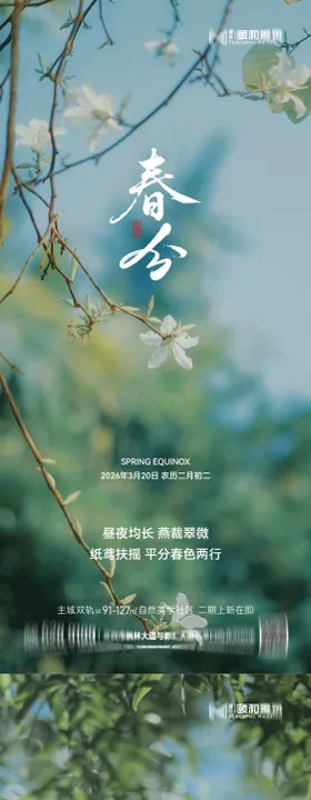 龙抬头春分节日节气海报春天