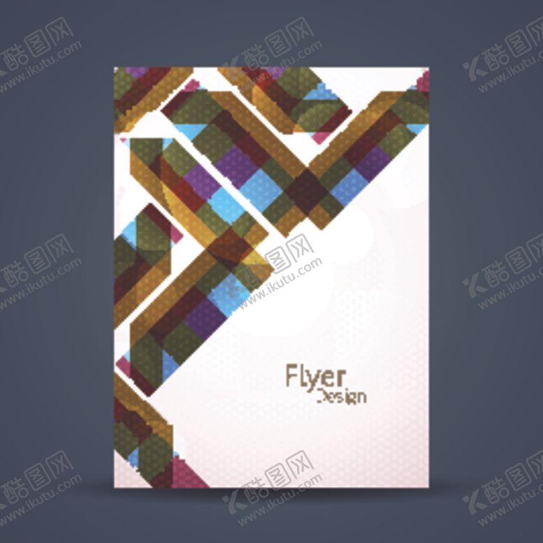 编号：99859910060250069891【酷图网】源文件下载-几何底纹宣传单