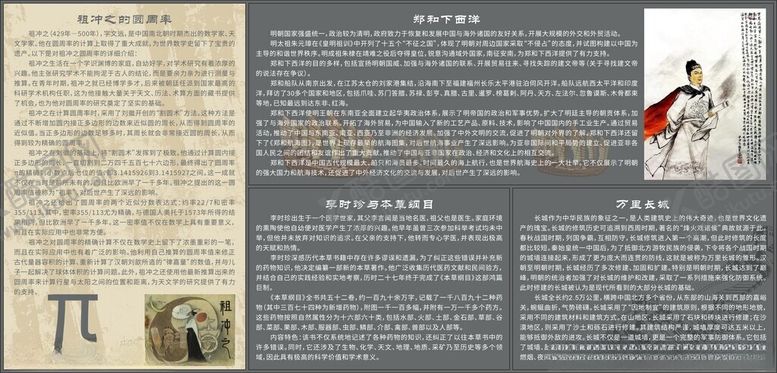 编号：40710404201557201946【酷图网】源文件下载-祖冲之圆周率