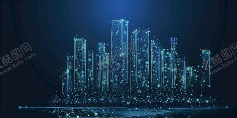 编号：71675705100016305467【酷图网】源文件下载-科技粒子背景
