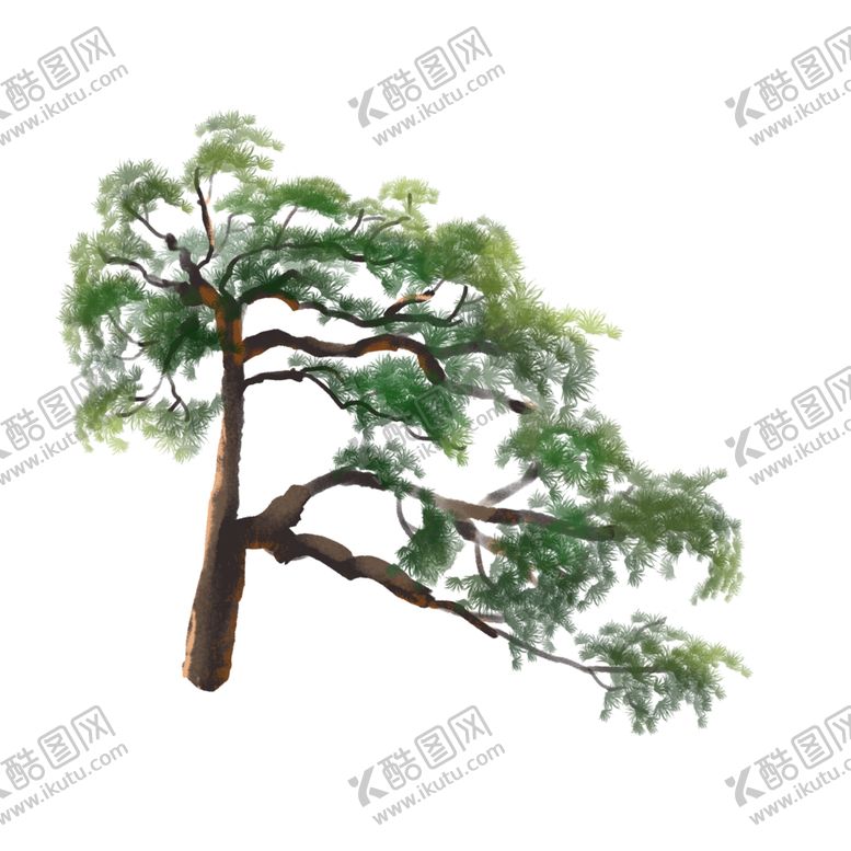 编号：73140101250921553476【酷图网】源文件下载-迎客松
