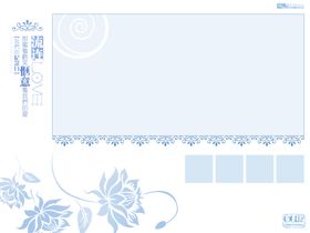 影楼婚相册模板之纪念日