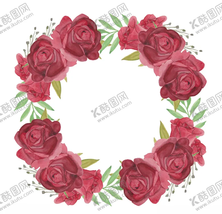 编号：32788006262223082609【酷图网】源文件下载-玫瑰花框