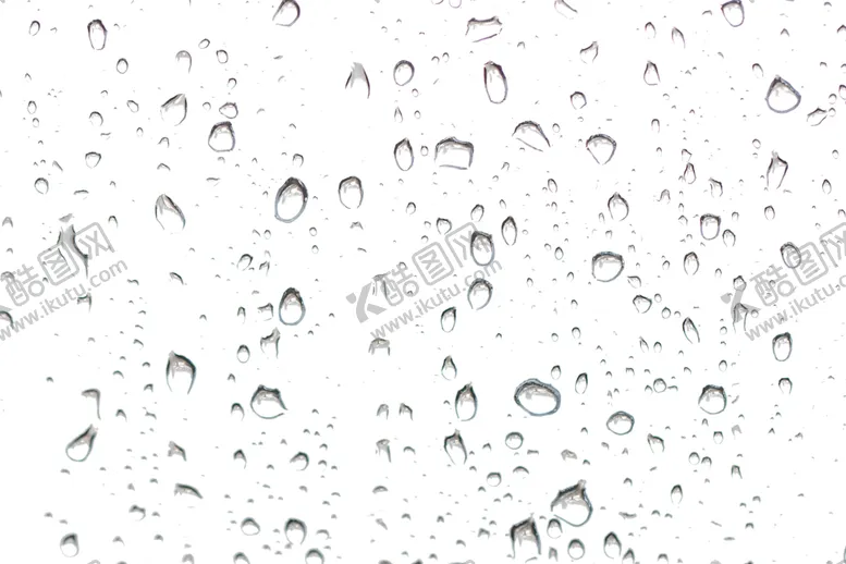水滴透明png素材
