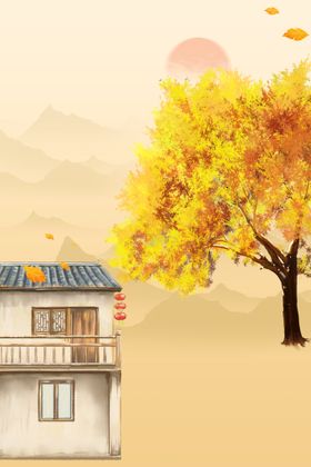秋天背景季新品钜惠商场促销