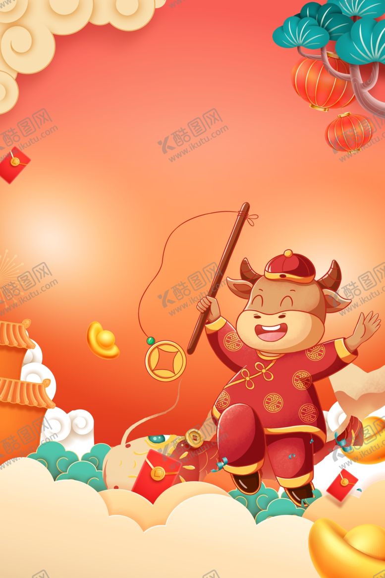编号：63544003260049587661【酷图网】源文件下载-新年背景