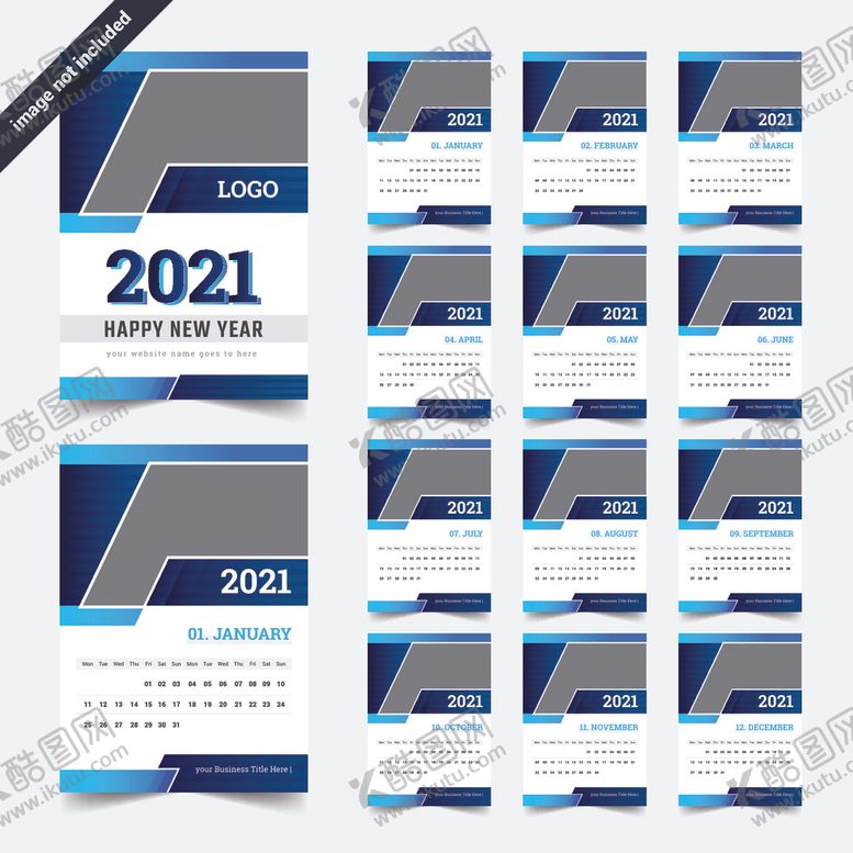 编号：27565306150942421770【酷图网】源文件下载-2021年日历