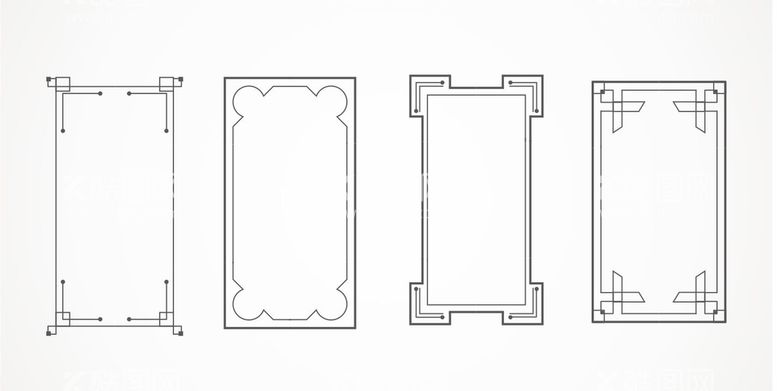编号：86981712241554338374【酷图网】源文件下载-中式文字框花纹