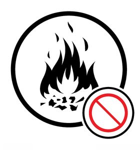禁止图标拍照吸烟运大件物品跳水