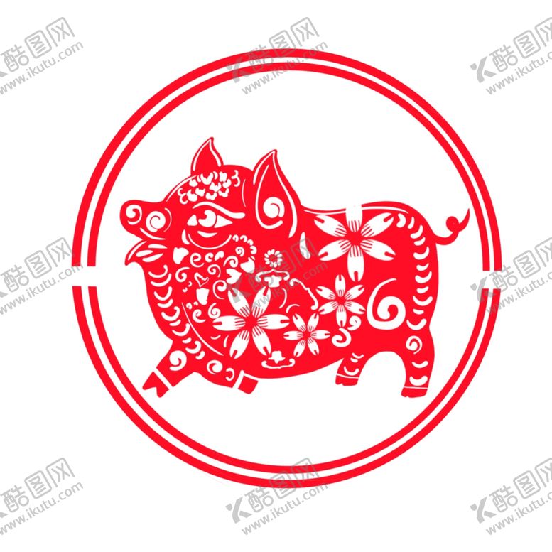 编号：43411409271150013400【酷图网】源文件下载-中国风节日剪纸画