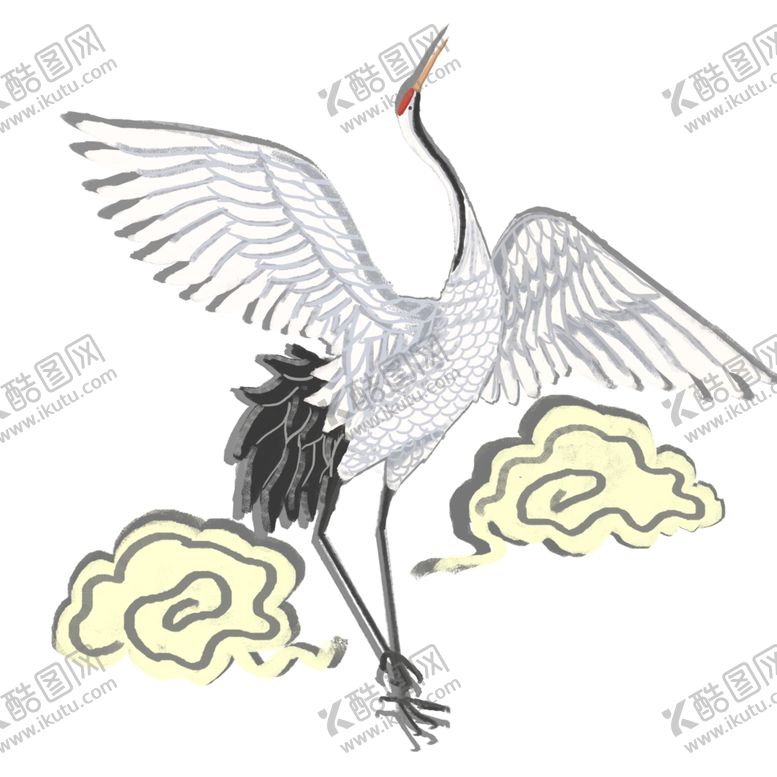 编号：27386010291024332413【酷图网】源文件下载-仙鹤