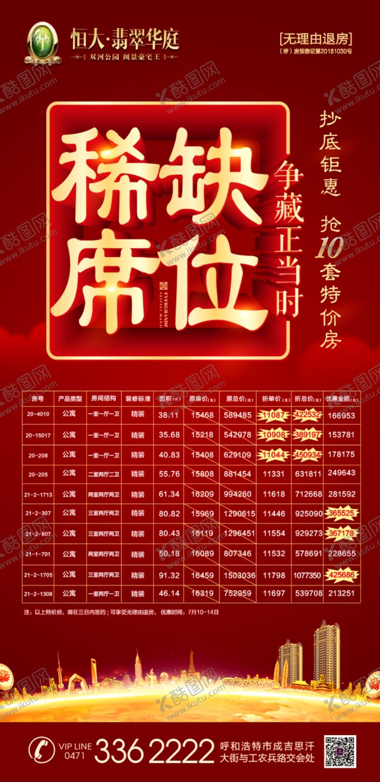 编号：70632407081110285772【酷图网】源文件下载-特价房微信稿