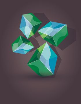 3D立体梦幻背景
