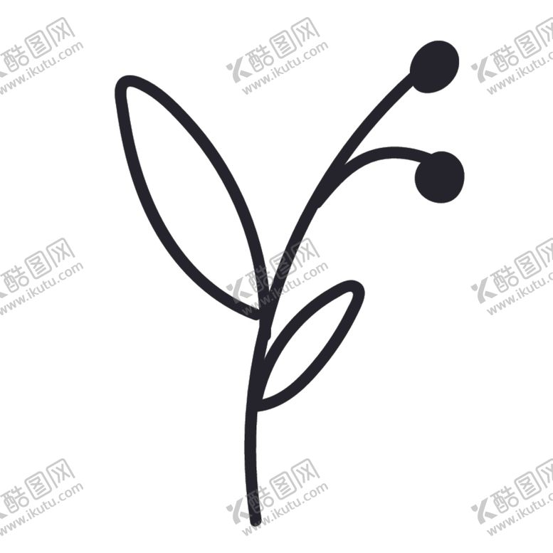 编号：92607509091936122333【酷图网】源文件下载-手绘植物