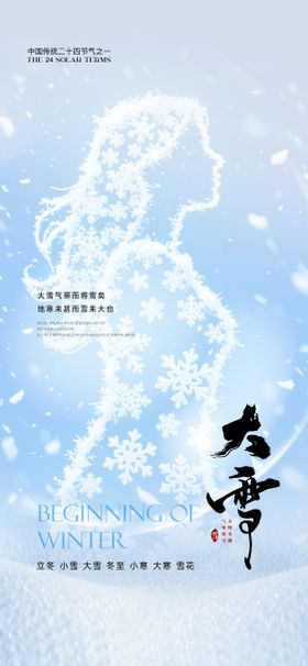 医美大雪海报