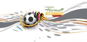 动感足球背景设计素材
