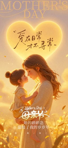 母亲与孩子温馨相拥时刻