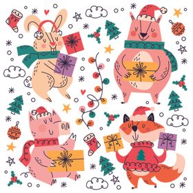 圣诞节素材老爷爷Christmas礼物
