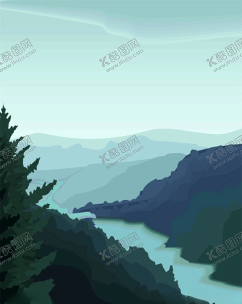 编号：74457209211632344058【酷图网】源文件下载-矢量风景插画