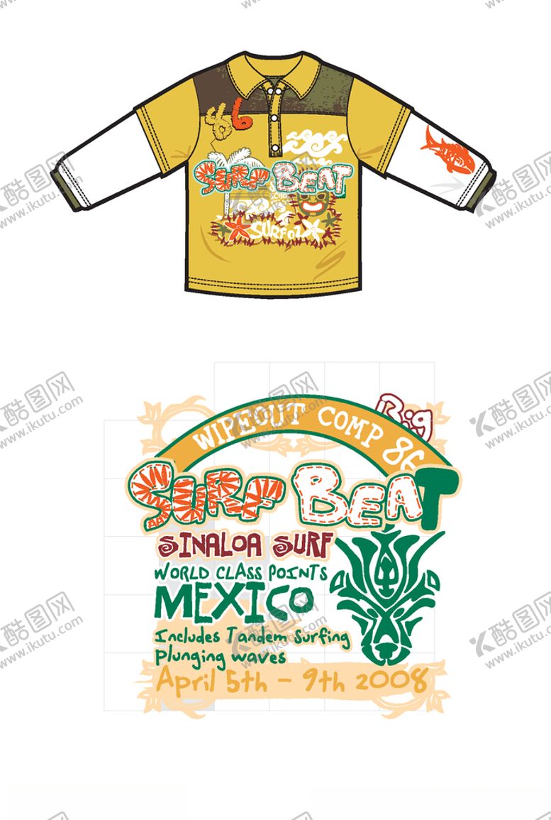 编号：98392105111517343573【酷图网】源文件下载-服装印花