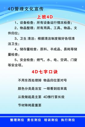 食堂上班4D管理文化制度宣传
