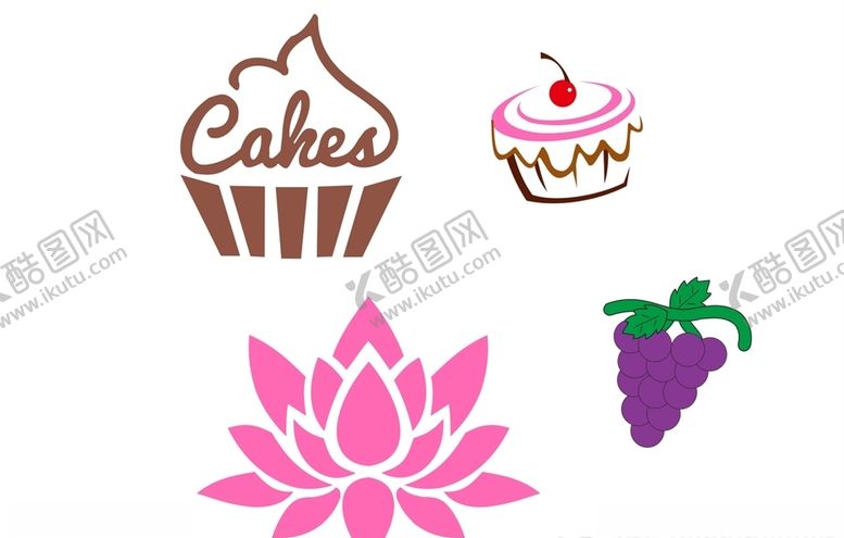编号：54218009140010319455【酷图网】源文件下载-莲花蛋糕水果