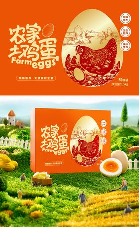 农家土鸡蛋包装设计