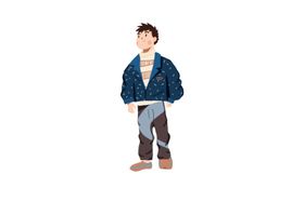 手绘人物素材