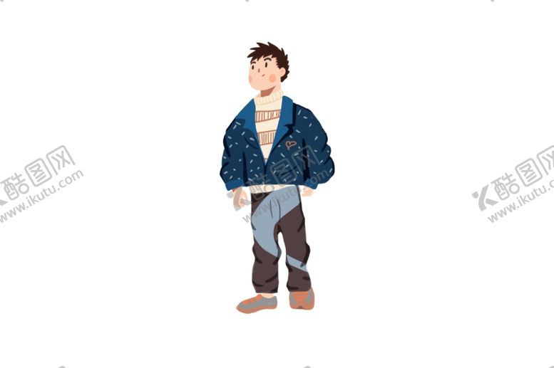 编号：13086709171218013078【酷图网】源文件下载-手绘人物素材