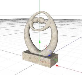 C4DOBJ模型十二生肖雕塑