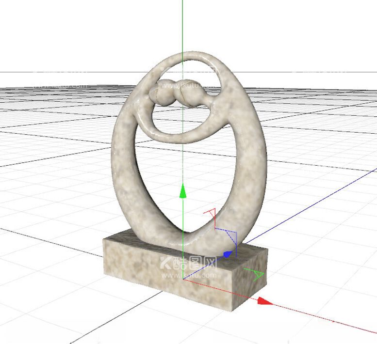 编号：81886312212325395728【酷图网】源文件下载-C4D模型雕塑