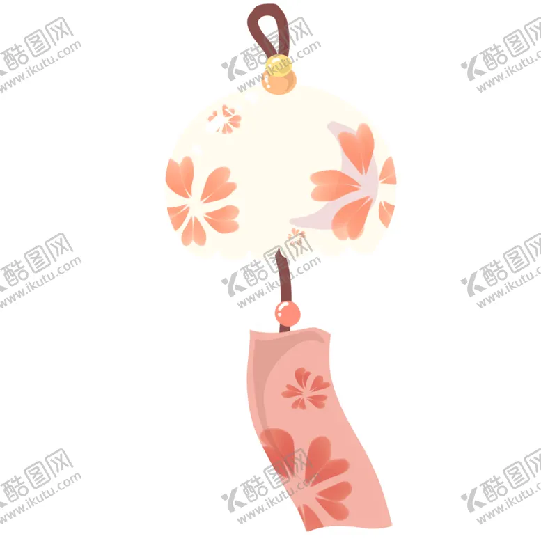 编号：93802406281840408587【酷图网】源文件下载-风铃古风水墨水彩意境合成素材
