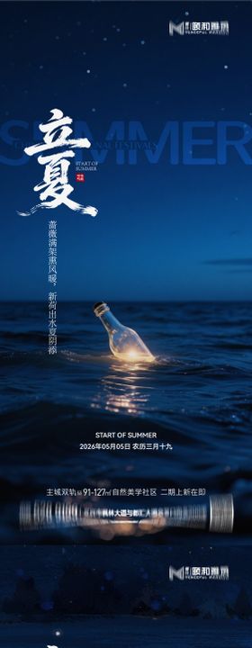 立夏节气节日海报二十四