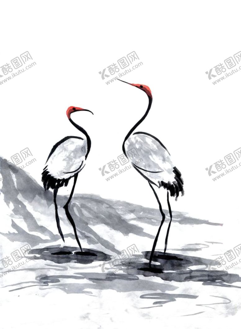 编号：37361004010530141214【酷图网】源文件下载-仙鹤元素