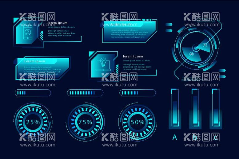 编号：42944312031542323221【酷图网】源文件下载-科技对话框