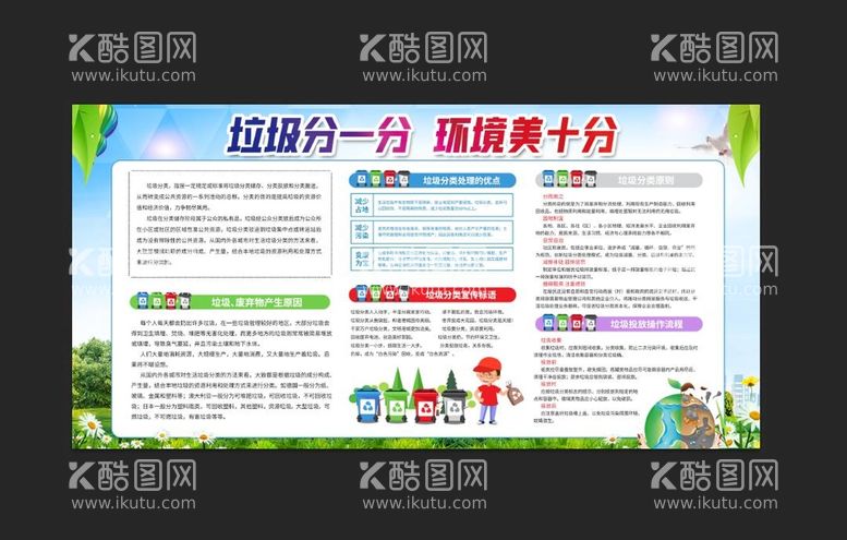 编号：48714410180405389622【酷图网】源文件下载-垃圾分类公示牌