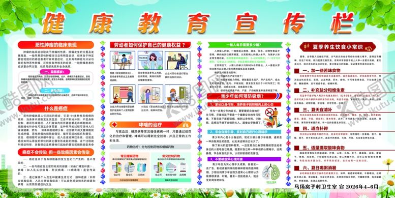 编号：33673104282132579871【酷图网】源文件下载-健康教育宣传栏