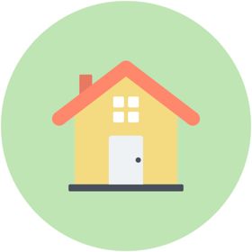 卡通小屋图标Logo图片