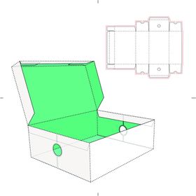 包装盒刀版图