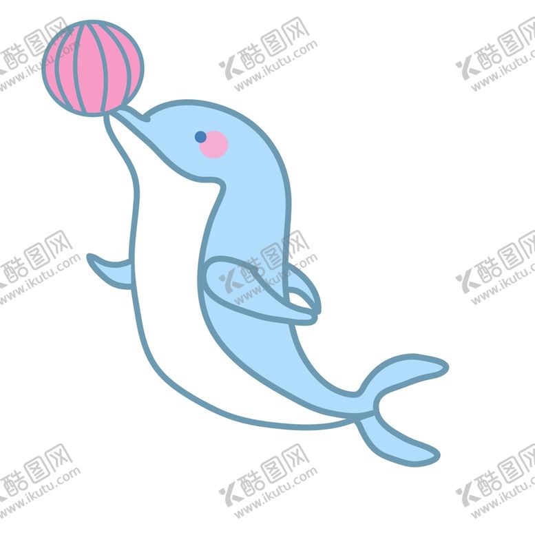 编号：93307710151023448512【酷图网】源文件下载-玩球的海豚