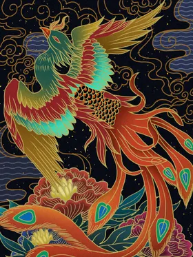 中国风插画壁纸复古地产文化