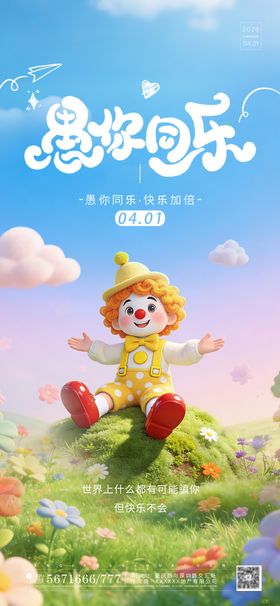 愚人节借势宣传海报