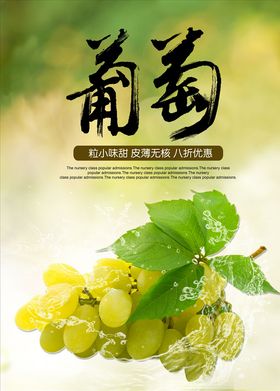 夏黑葡萄海报