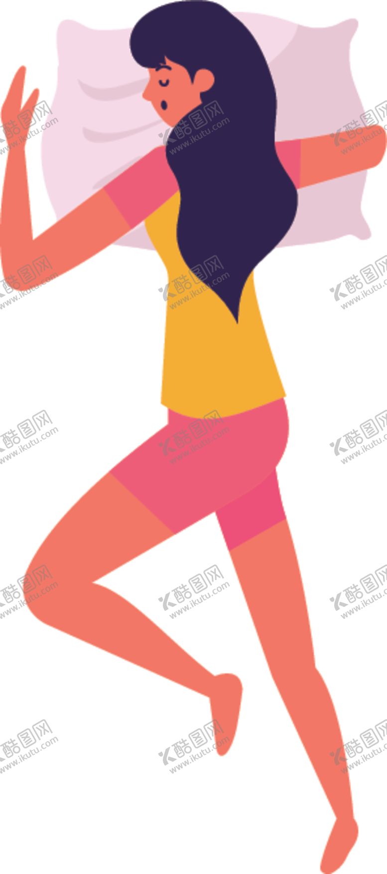 编号：10072503270328238782【酷图网】源文件下载-睡觉姿势