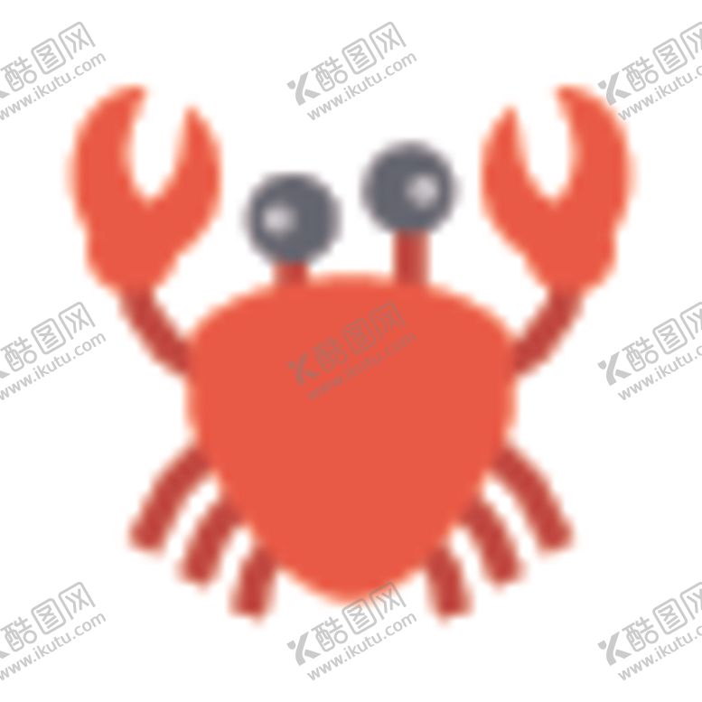 编号：19368410161410338163【酷图网】源文件下载-卡通螃蟹