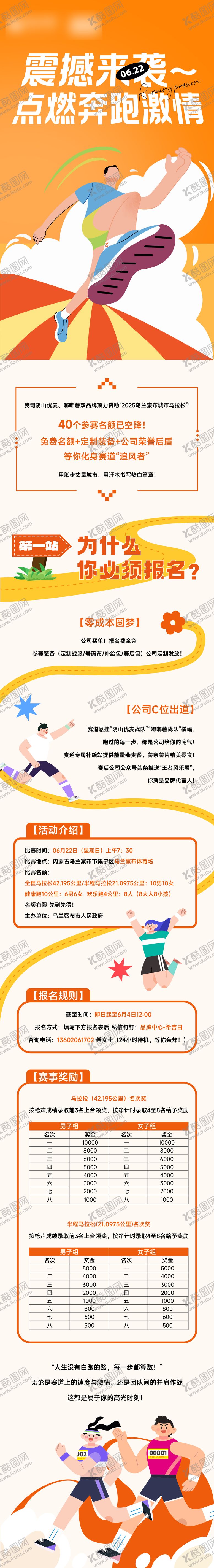 编号：84340202241356453993【酷图网】源文件下载-马拉松微信公众号长图
