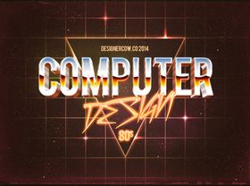 立体字效果样机