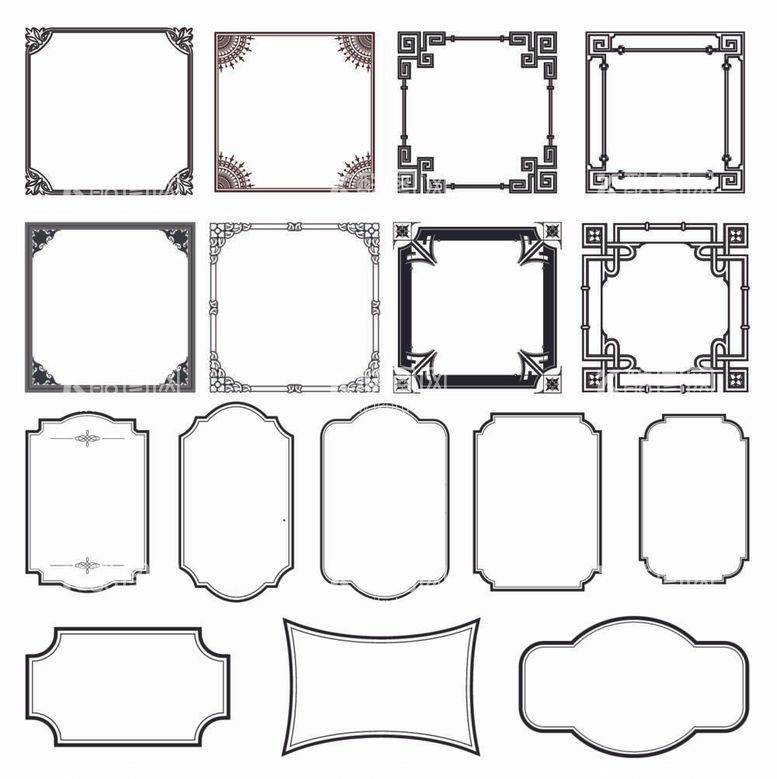 编号：16815512040137065572【酷图网】源文件下载-中式花纹边框