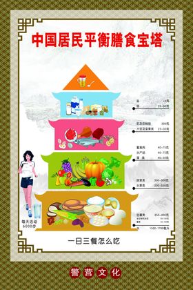 中国居民平衡膳食宝塔